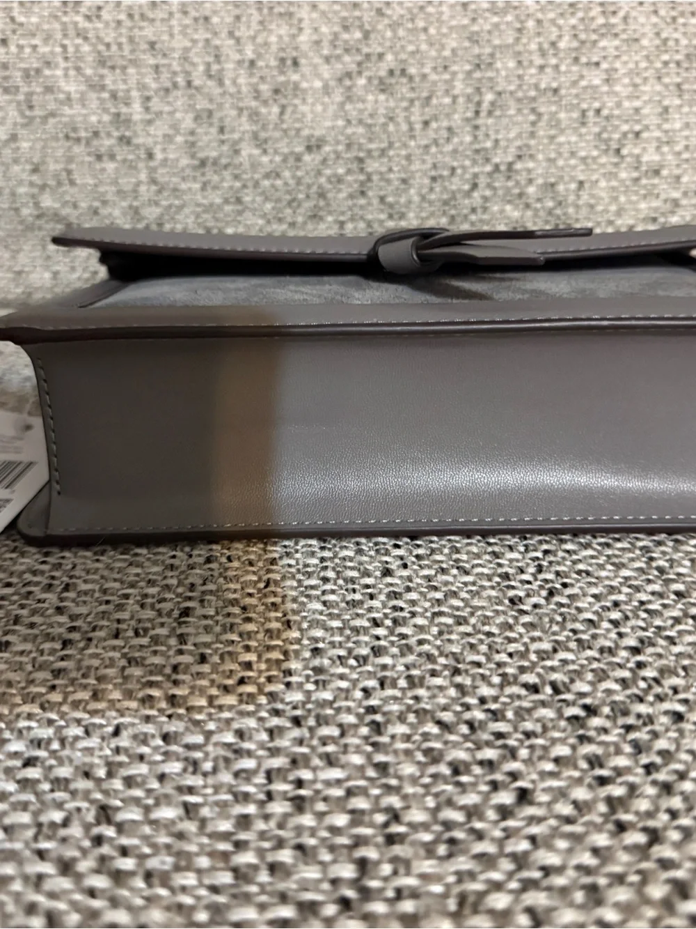 kate spade Gray Suede & Leather Flap Crossbody